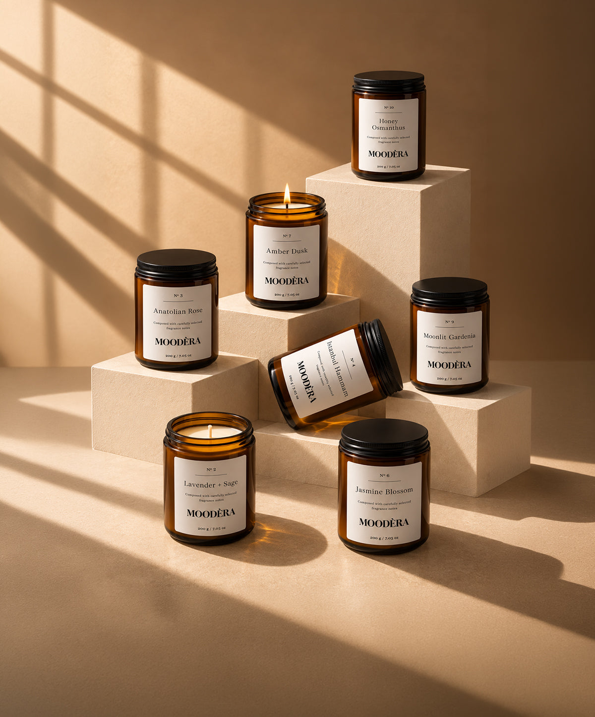 Moodèra, label and materials